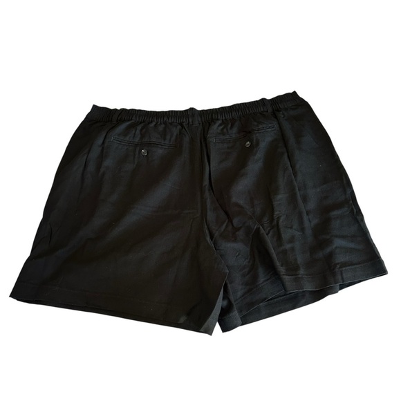 Time and Tru Women's Black Linen Blend Shorts - Picture 2 of 5
